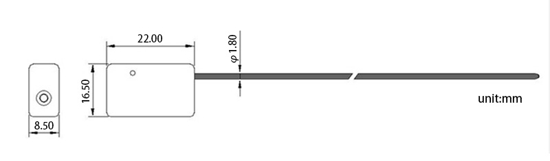 Joint de câble avec logo personnalisé Cable Seal With Customized Logo