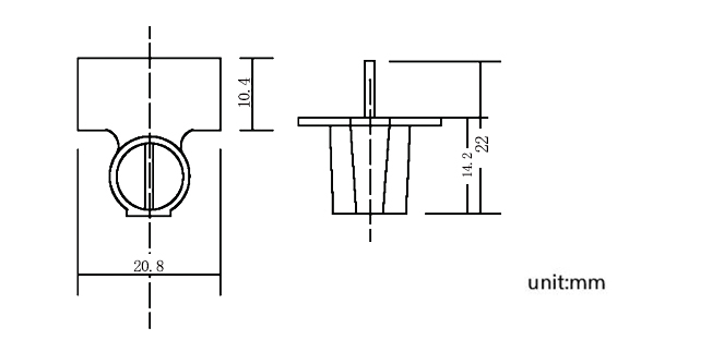 Joint de compteur en plastique de type torsion Twist Type Plastic Meter Seal