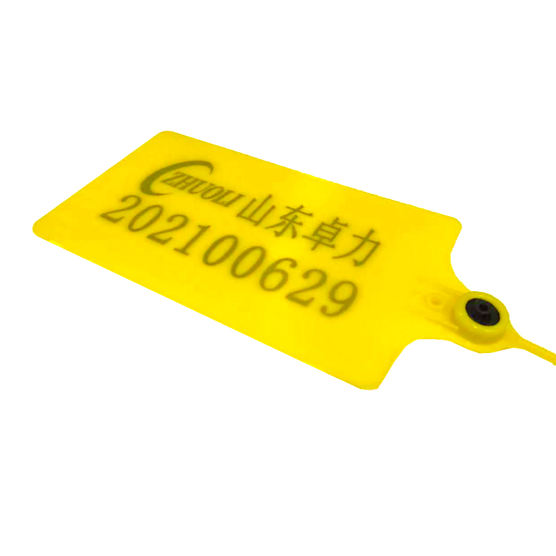 Sceau en plastique drapeau Sceau en plastique drapeau