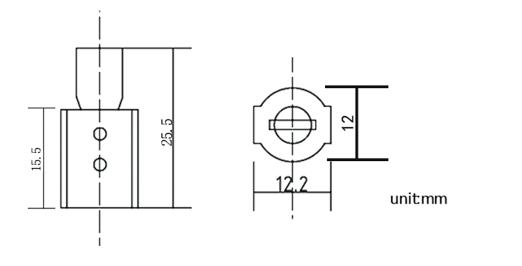 Sceau de sécurité à torsion personnalisable pour compteur Sceau de sécurité à torsion personnalisable pour compteur