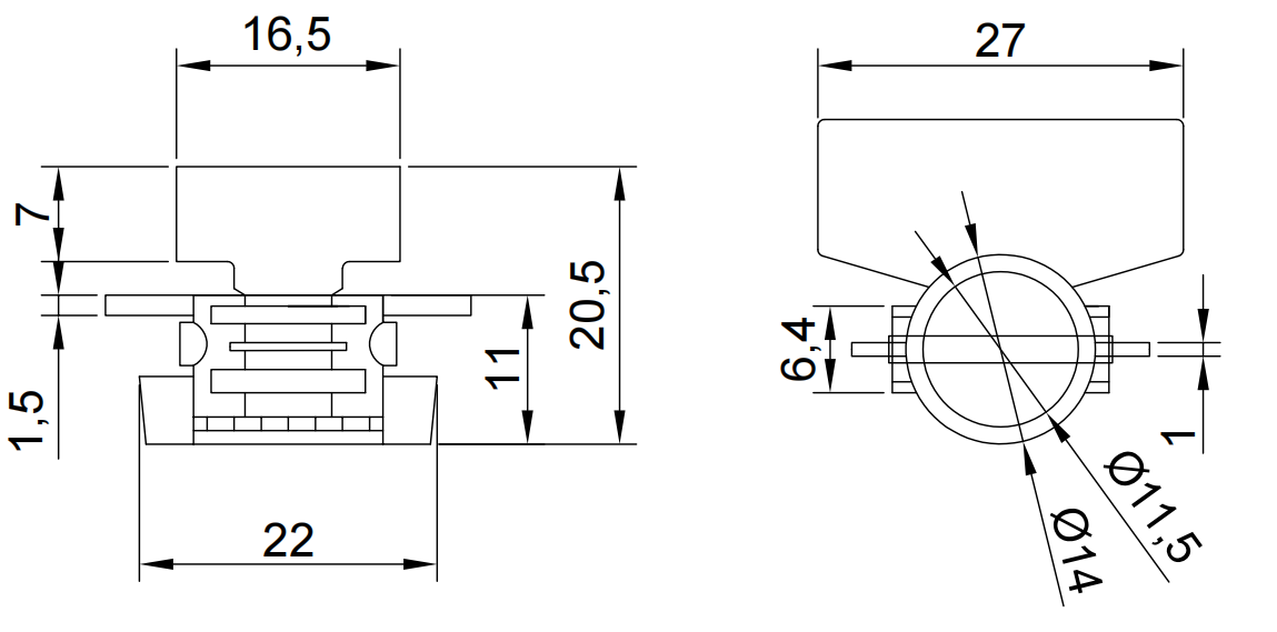 Sceau de compteur électrique