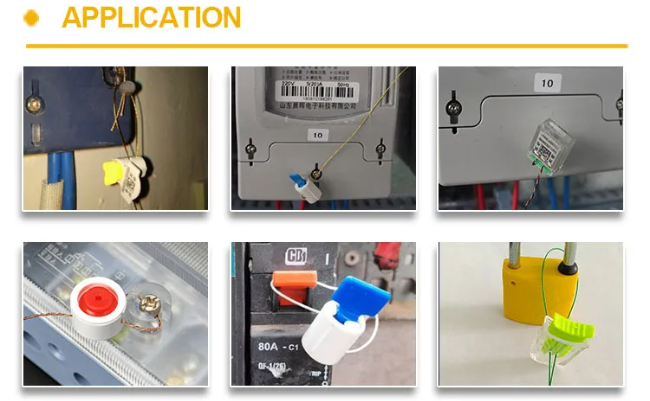 Joint de compteur électrique de gaz de torsion transparent d'usine de la Chine China Factory Transparent Twist Gas Electric Meter Seal