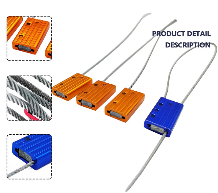 Joint de câble en alliage d'aluminium pour conteneurs Aluminium Alloy Cable Seal For Containers