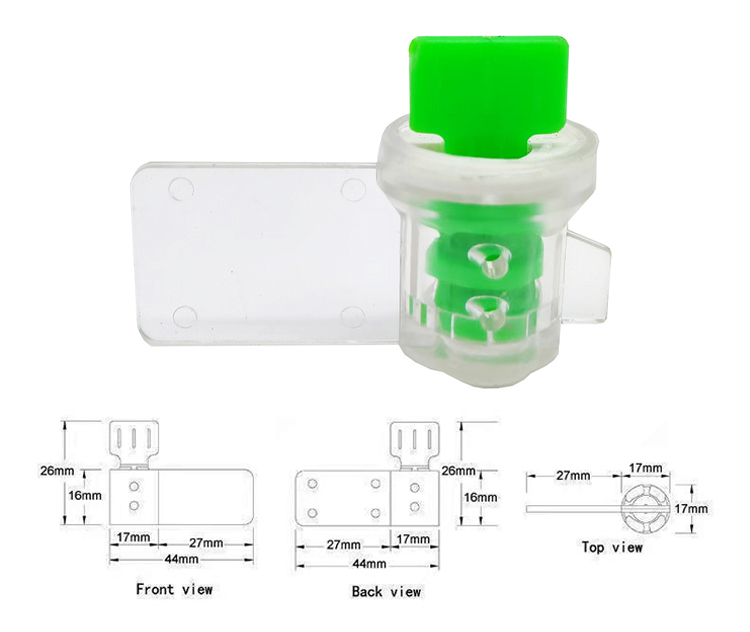 Joint de compteur transparent anti-effraction Anti-tamper Twist Transparent Meter seal