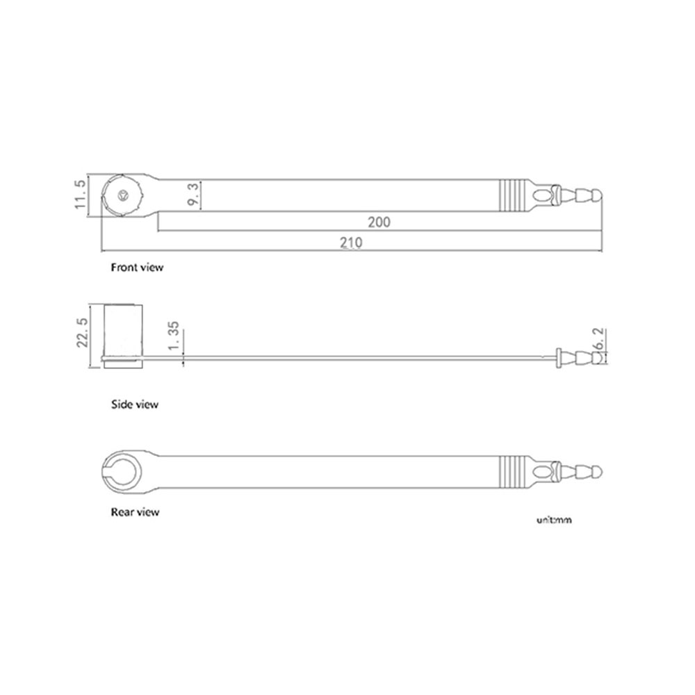 Joint en plastique de longueur fixe Fixed Length Plastic Seal