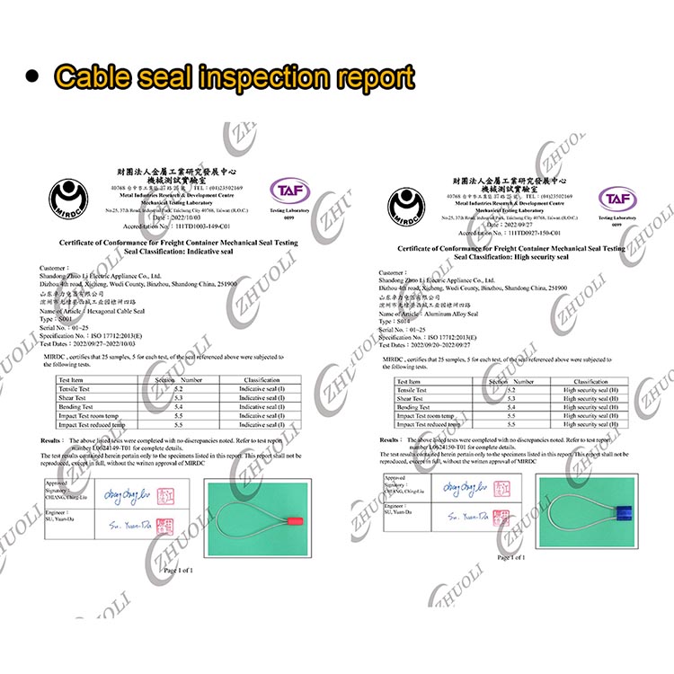 S001 Joints de câble serrés S001 Joints de câble serrés